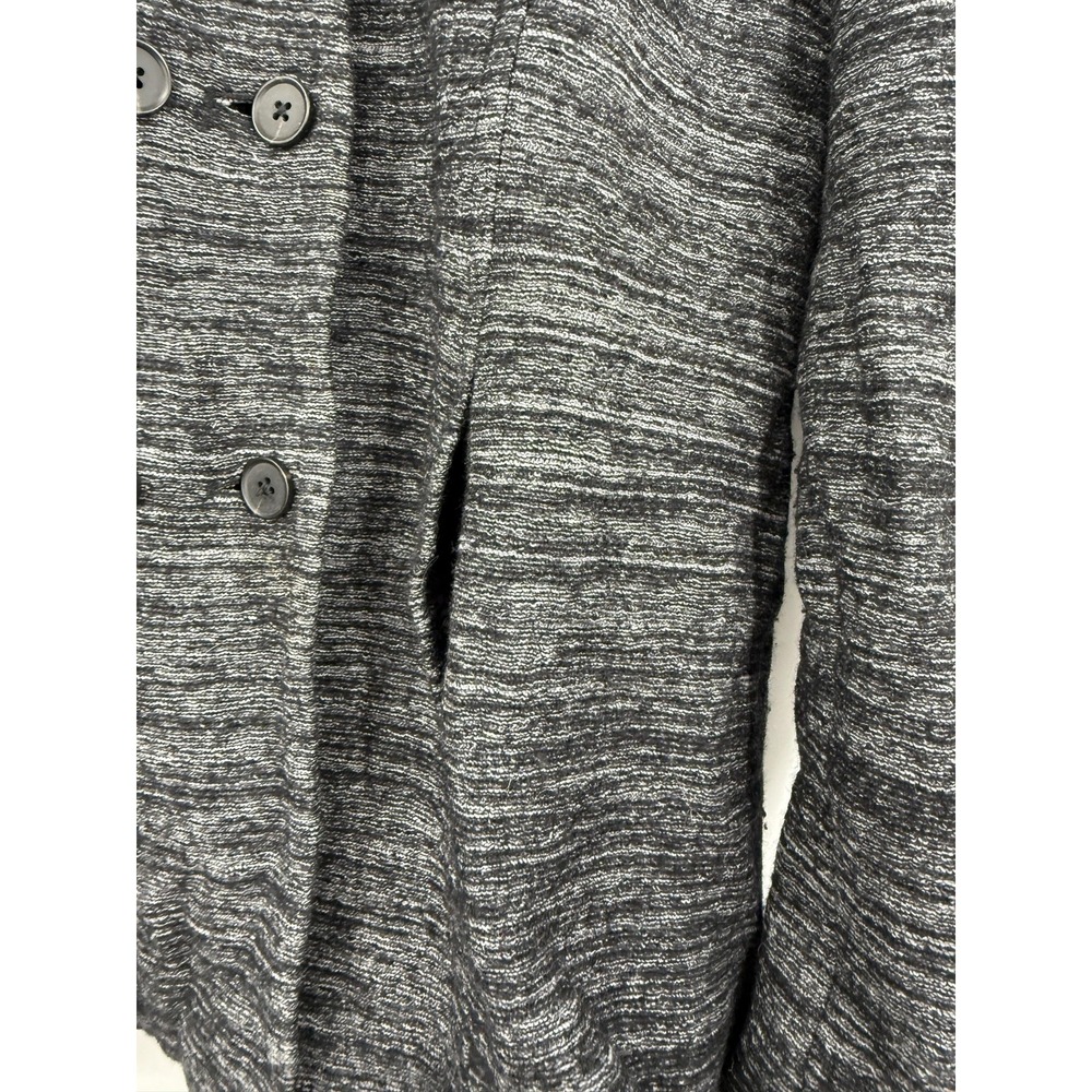 Coldwater Creek Jacket Womens Large Gray Wool Blend Lined Button Front Swing‎ - Picture 4 of 10